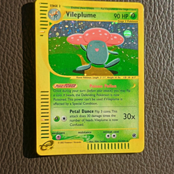 Pokemon TCG Vileplume 31/165 Expedition Holo Rare Holo English 2002 - Image 1