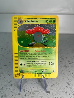 Vileplume swirl 31/165 Holo Expedition 2002 Pokemon Card HP - Image 1