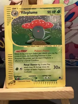 Pokemon Expedition - Vileplume 31/165 Holo Rare LP - Image 1