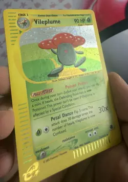 Vileplume Holo Rare 31/165 Pokemon Card Expedition E-Series Rare Vintage 2002 - Image 2