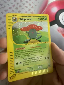 Vileplume Holo Rare 31/165 Pokemon Card Expedition E-Series Rare Vintage 2002 - Image 4