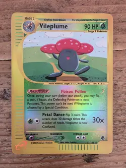 Vileplume 31/165 Expedition Reverse Holo E Series Pokemon Card - Image 1