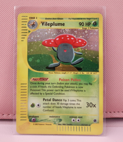 Pokemon TCG Vileplume Holo Rare NO. 31/165 Expedition Set WOTC (NM) - Image 1