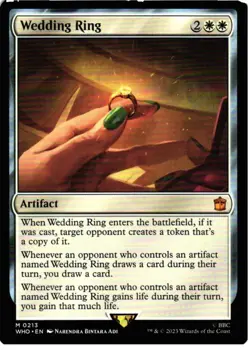 Wedding Ring 213 Mythic Universes Beyond: Doctor Who NM MTG - Image 1