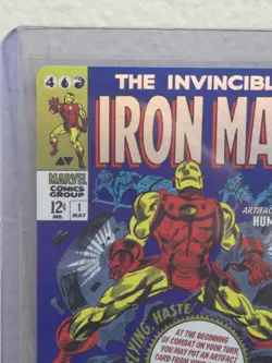 MAGIC, MTG, SUPER HEROES IRON MAN COMIC COVER 0392 FOIL MYTHIC TONY STARK MARVEL - Image 2