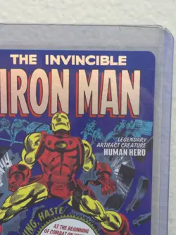 MAGIC, MTG, SUPER HEROES IRON MAN COMIC COVER 0392 FOIL MYTHIC TONY STARK MARVEL - Image 3