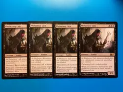 MTG 4x Phylactery Lich # 104 Core Set 2013 M13 Modern Magic the Gathering x4 NM - Image 1
