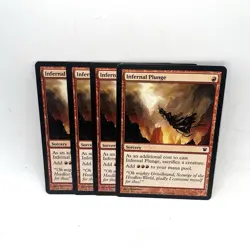 4x Infernal Plunge Playset MTG Magic the Gathering Innistrad - Image 1