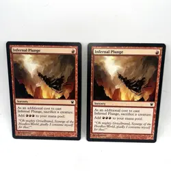 4x Infernal Plunge Playset MTG Magic the Gathering Innistrad - Image 2