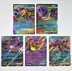 Pokemon TCG 5-Card Holo Lot Mega Gengar Mega Starmie Yveltal EX English - Image 1