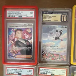 Pokemon Graded 8 card lot PSA 9 Starmie V Rockets Nidoking 10 and more value! - Image 3