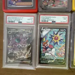 Pokemon Graded 8 card lot PSA 9 Starmie V Rockets Nidoking 10 and more value! - Image 4