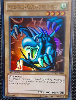 Yugioh Winged Dragon, Guardian of the Fortress #1 LCYW-EN009 Ultra - NM/LP - Image 1