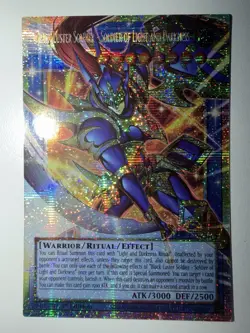 Yugioh CORI-EN028 Black Luster Soldier - Soldier of Light and Darkness Starlight - Image 1