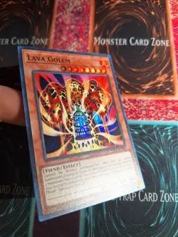 Yu-Gi-Oh! TCG Lava Golem RA01-EN001 Super Rare 1st Edition Near Mint - Image 2