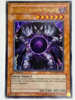 Caius the Shadow Monarch - SDDE-EN001 - Ultra Rare - 1st Edition - Image 1