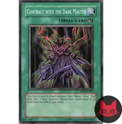 Yugioh Contract with the Dark Master DCR-EN087 Common NM - Image 1