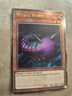 Yu-Gi-Oh! Needle Worm - RA04-EN112 - Quarter Century Secret Rare - 1st Edition - Image 3