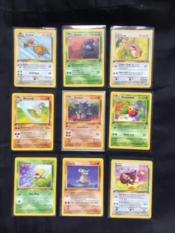 Pokemon Cards: 1st Edition Jungle 22 Card Non-Holo Lot - Image 1