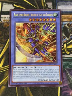 Black Luster Soldier - Soldier of Light and Darkness SR CORI-EN028 NM Yugioh - Image 1
