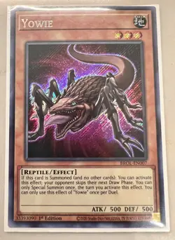 Yugioh! Yowie - BROL-EN007 Secret Rare - 1st ed NM - Image 1