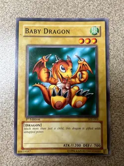 Yu-Gi-Oh! Starter Deck Joey 1st Edition Baby Dragon #SDJ-003 - Image 1