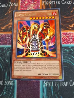 Yu-Gi-Oh! Lava Golem DPBC-EN034 Rare 1st Edition Near Mint - Image 1