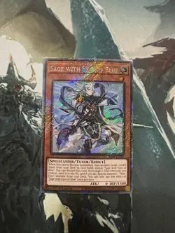 Yugioh Sage with Eyes of Blue Platinum Secret Rare RA04 - Image 1