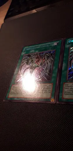 Yu-Gi-Oh! 3x Cyberfinsternis Einschlag!, TAEV-DE054, SCR, 1. Auflage, NM-/GD/PL - Image 4