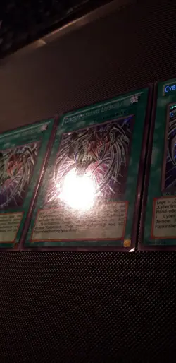 Yu-Gi-Oh! 3x Cyberfinsternis Einschlag!, TAEV-DE054, SCR, 1. Auflage, NM-/GD/PL - Image 5