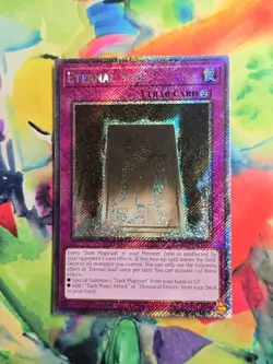 Eternal Soul RA04-EN247 Dark Magician Platinum Secret Rare 1st LP - Image 1