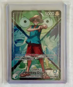 One Piece OP16-022 Monkey D Luffy Alt Art Leader OP16 THE TIME OF BATTLE English - Image 3
