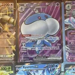 Pokemon TCG - SV: Black Bolt & White Flare EX / Full Art / Pokeball 15 Card Lot - Image 4