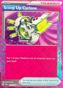 Scoop Up Cyclone 162/167 Twilight Masquerade Ace Spec Holo Pokemon TCG Card NM - Image 1