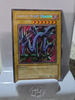 YuGiOh - Serpent Night Dragon MRL-103 Secret Rare Unlimited LP - Image 1
