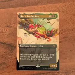 Blech, Loafing Pest (Borderless) Secrets of Strixhaven R NM MTG - Image 1