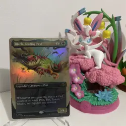 Blech, Loafing Pest (Borderless) #298 (NM) Secrets of Strixhaven SOS Magic MTG - Image 1
