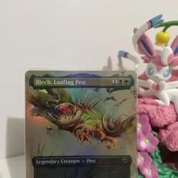Blech, Loafing Pest (Borderless) #298 (NM) Secrets of Strixhaven SOS Magic MTG - Image 4