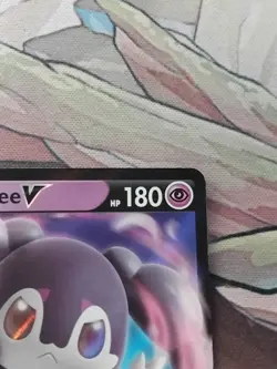 Indeedee V Holo Shiny Pokemon Card Sword Shield Base Set 091/202 NEAR MINT - Image 3