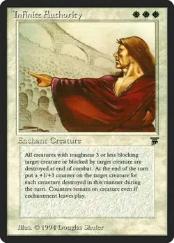 Magic The Gathering MTG INFINITE AUTHORITY Legends NM Near Mint - Image 1
