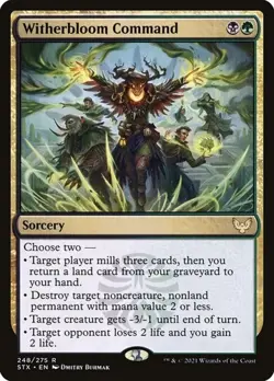 Witherbloom Command STX NM MTG - Image 1