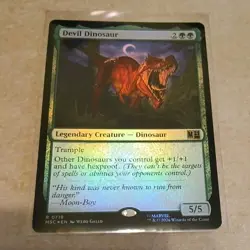 Devil Dinosaur FOIL Commander: Marvel Super Heroes MTG MINT 🔥 - Image 1