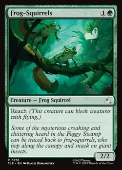 2x Frog-Squirrels - Foil TLE NM MTG - Image 1