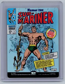 Marvel Super Heroes Namor the Sub-Mariner Foil (Borderless) (0391) 391 - Image 1