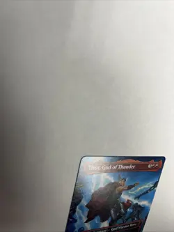 Thor God Of Thunder Borderless Superhero Nonfoil Card #0338 MTG LP - Image 4