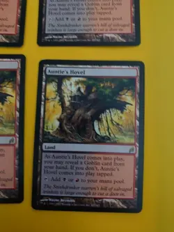 Auntie's Hovel. Rare Land Playset MTG 4 Card. Lorwyn. - Image 2