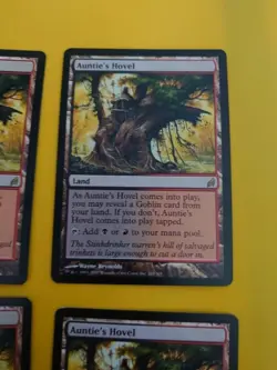 Auntie's Hovel. Rare Land Playset MTG 4 Card. Lorwyn. - Image 3