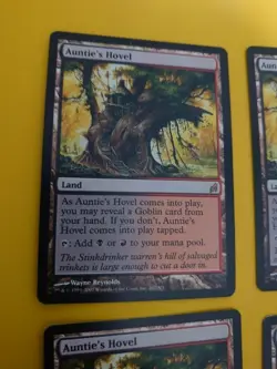 Auntie's Hovel. Rare Land Playset MTG 4 Card. Lorwyn. - Image 5