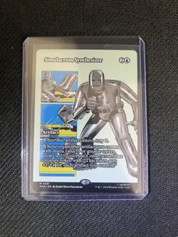Simulacrum Synthesizer (Borderless) 61 MTG Marvel Universe Eternal-Legal MAR NM - Image 1