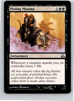 Magic the Gathering Hissing Miasma Guildpact MTG Free Shipping! - Image 1